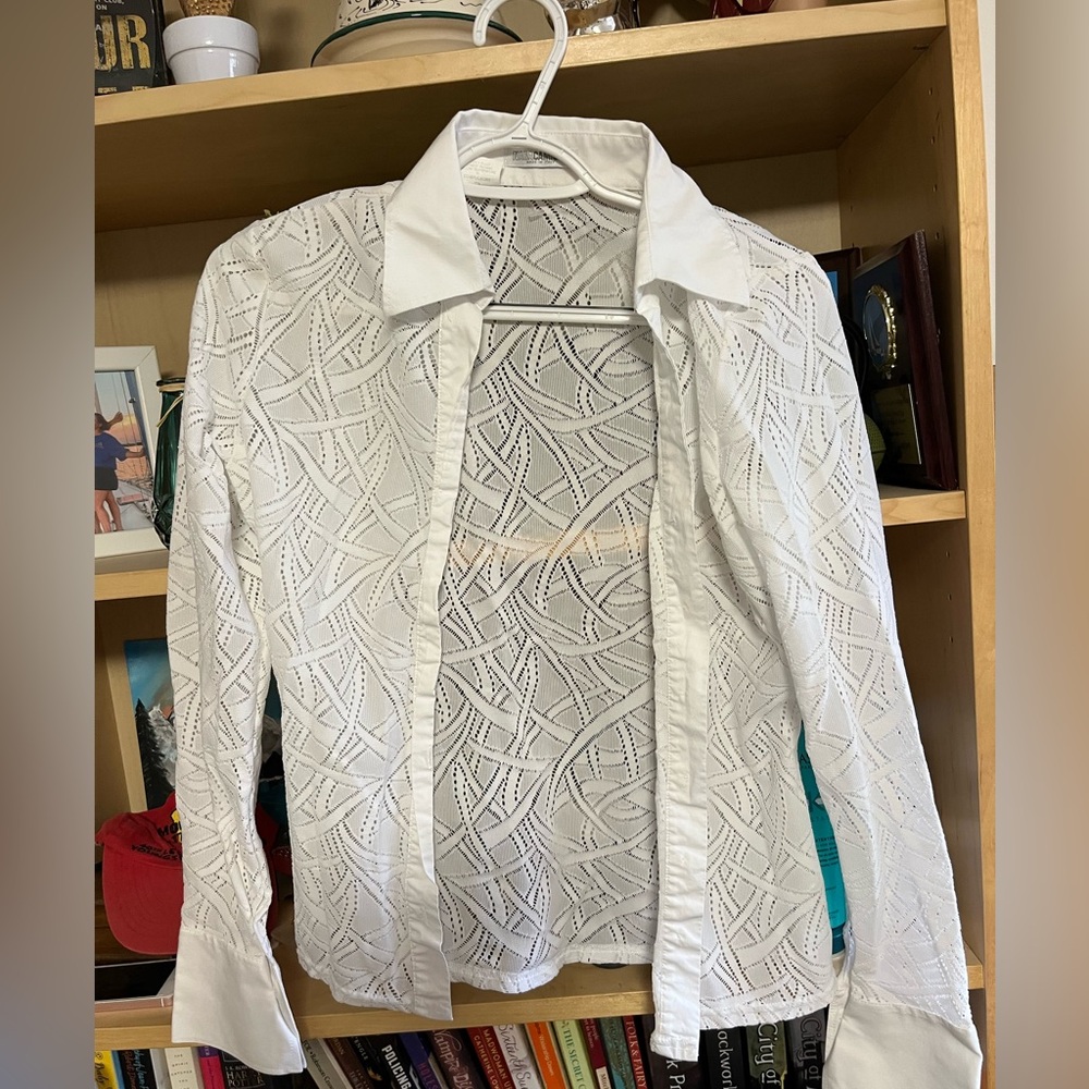 Nara Camicie White Long Sleeve